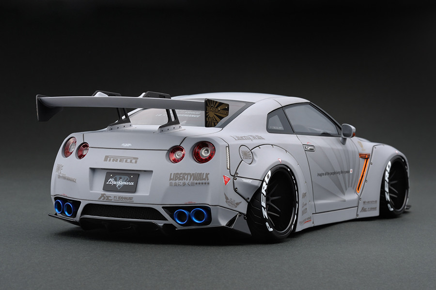IG0669 1/18 LB-WORKS GT-R (R35) Matte Gray | LINE UP | ignition
