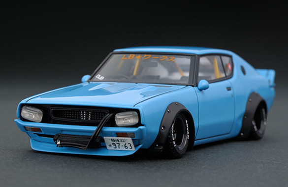 IG0720 1/43 LB-WORKS Kenmeri 2Dr Blue | LINE UP | ignition model