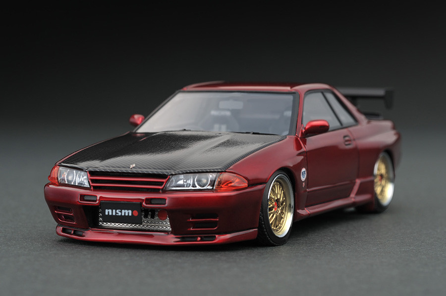 1/43 hpi レッドパールメタリック r32 bnr32 1/43 hpi レッドパール