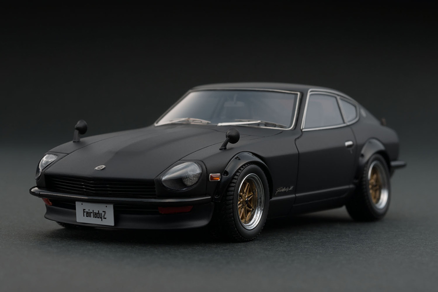 IG0025 1/43 Nissan Fairlady Z (S30) Matte Black | LINE UP
