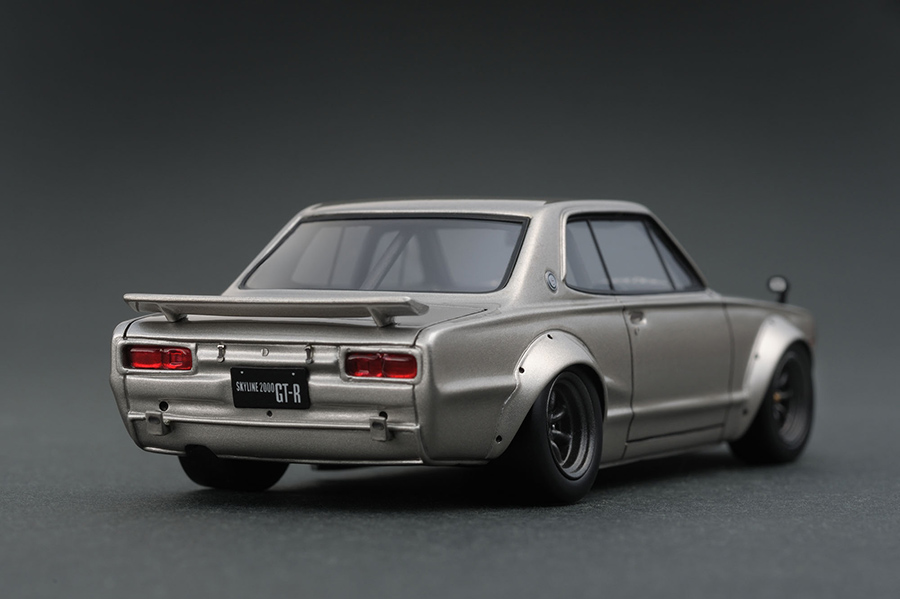 IG0170 1/43 Nissan Skyline 2000 GT-R (KPGC10) Semi Works Silver