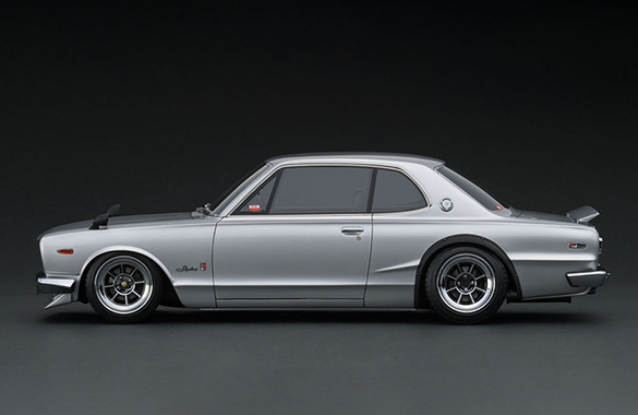 IG1591 1/12 Nissan Skyline 2000 GT-R (KPGC10) Silver | LINE UP