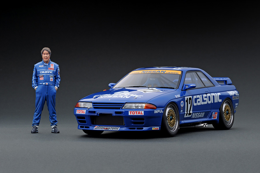 IG1727 1/18 CALSONIC SKYLINE #12 R32 GT-R 1990 JTC Debut Win