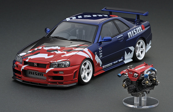 IG1826 1/18 Nismo R34 GT-R R-tune Launch Ver. TAS | LINE UP