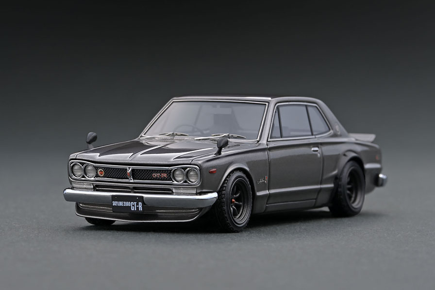 IG1929 1/43 Nissan Skyline 2000 GT-R (KPGC10) Silver | LINE UP