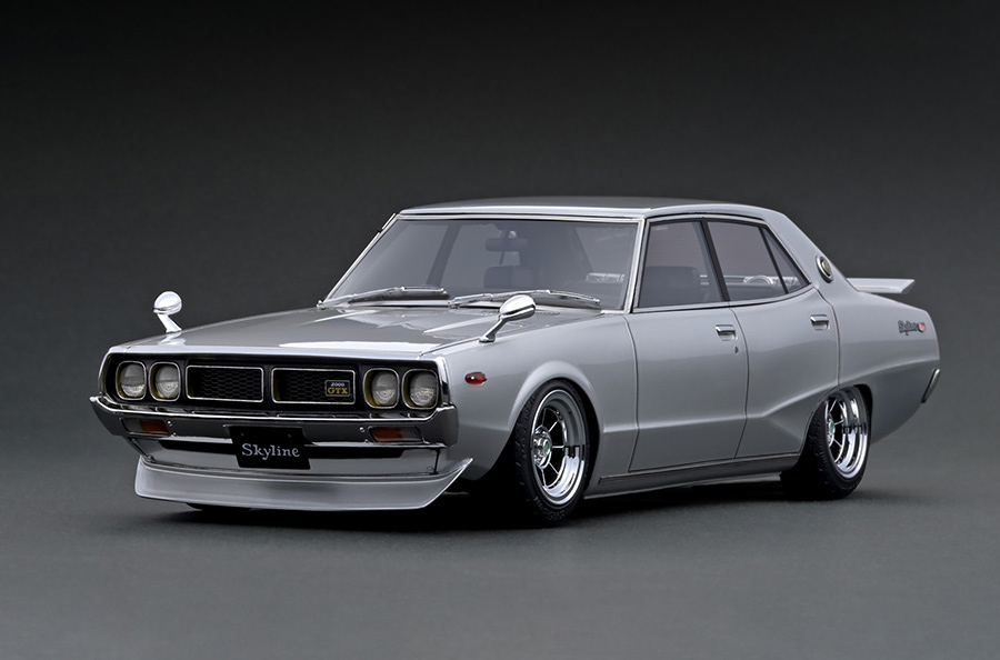 IG1978 1/18 Nissan Skyline 2000 GT-X (GC110) Silver | LINE UP