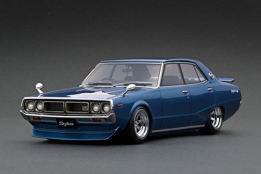 IG1982 1/18 Nissan Skyline 2000 GT-X (GC110) Blue Metallic | LINE