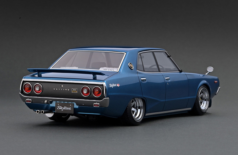 IG1982 1/18 Nissan Skyline 2000 GT-X (GC110) Blue Metallic | LINE