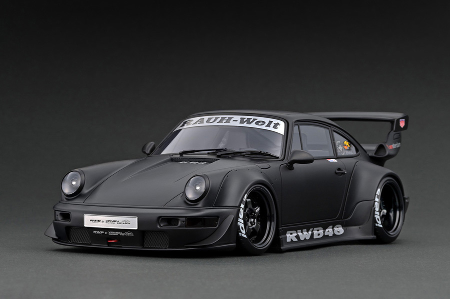 IG2463 1/18 RWB 964 Matte Black | LINE UP | [公式] ignition model