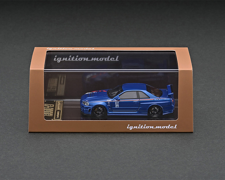 IG2574 1/64 Nismo R34 GT-R R-tune Bayside Blue | LINE UP | [公式