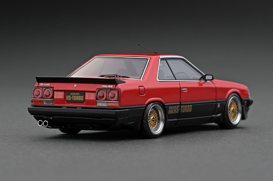 IG2623 1/43 Nissan Skyline 2000 RS-Turbo (R30) Red/Black With
