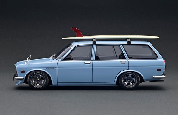 IG2223 1/18 Datsun Bluebird (510) Wagon Light Blue<br