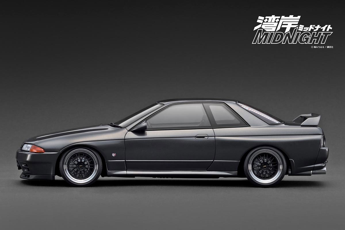 IG3595 1/18 NISSAN SKYLINE GT-R (R32) Gun Metallic 湾岸MIDNIGHT