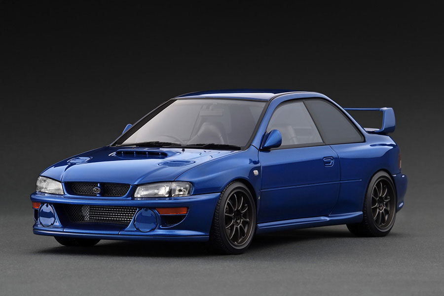 IG3666 1/18 SUBARU Impreza 22B-STi Version (GC8改) Blue With