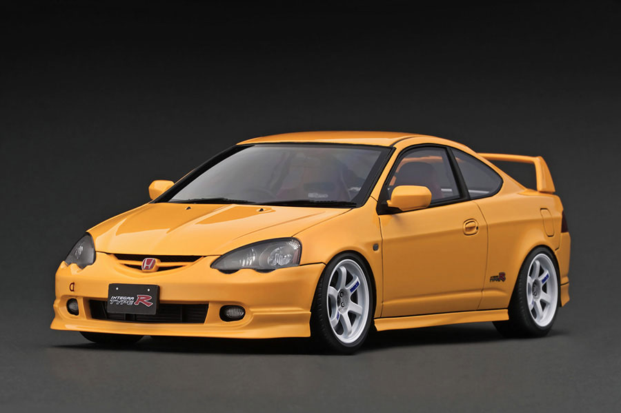 IG3328 1/18 Honda INTEGRA (DC5) TYPE R Yellow | LINE UP | [公式