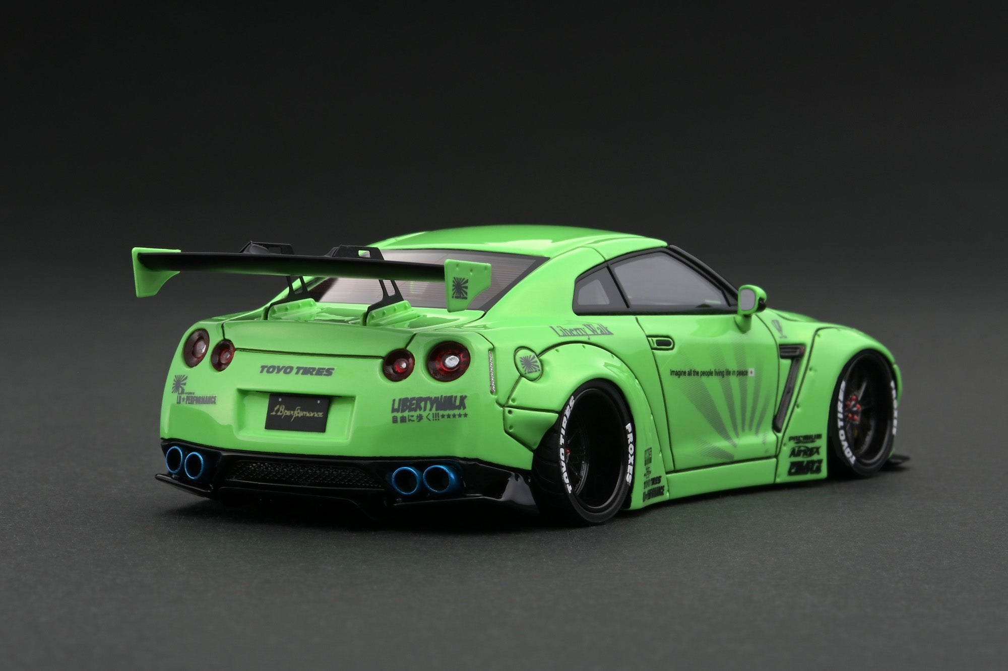IG2270 LB-WORKS GT-R (R35) Green Metallic – ignition model