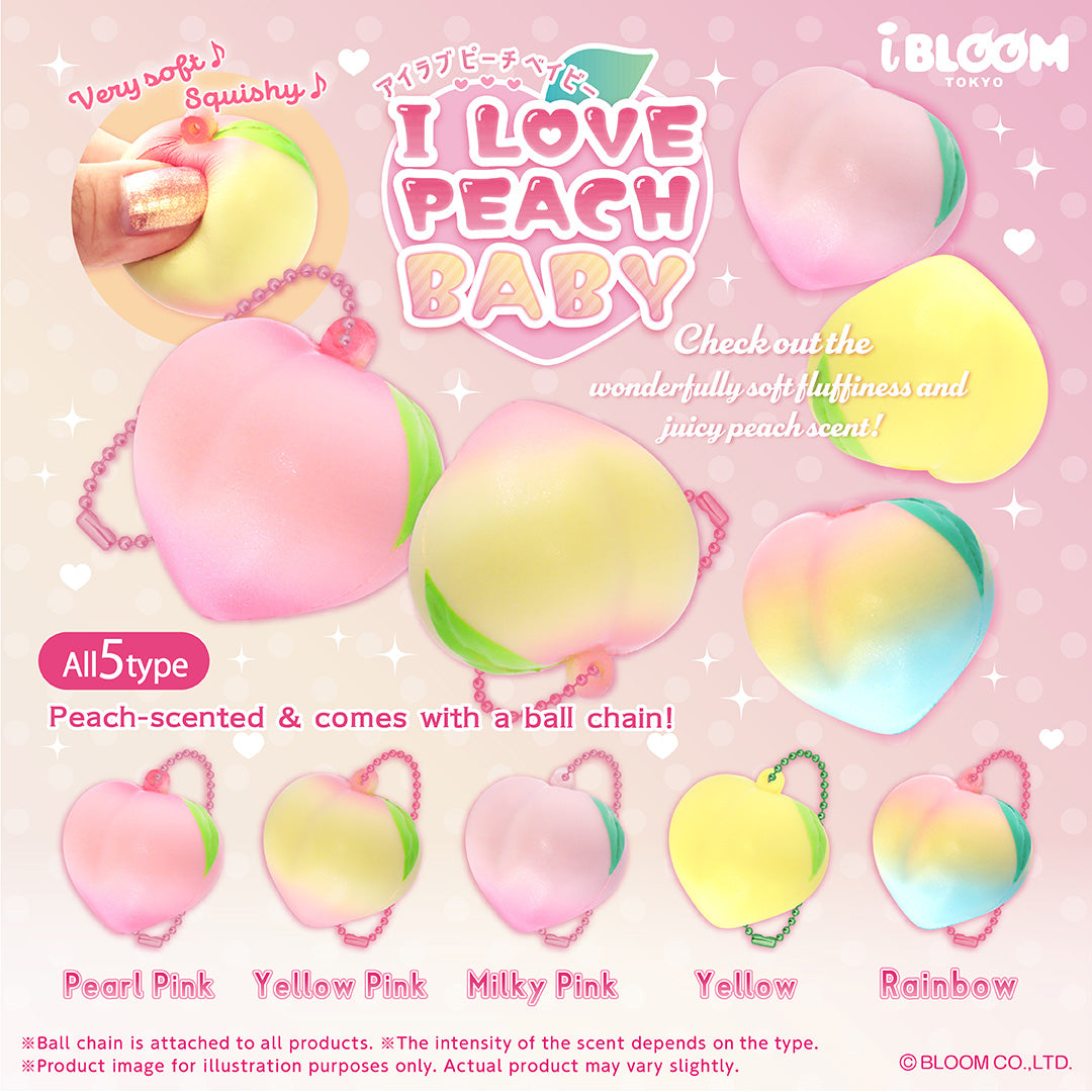 BLOOM スクイーズ THE PEACH ピーチ ② おまけ付き ☆Capsule Toys☆I