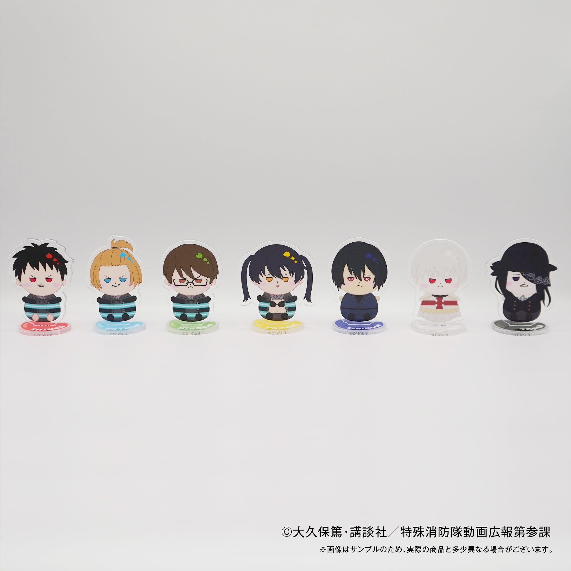 炎炎ノ消防隊 トレーディングもにゅもアクリルスタンド 1パック入り