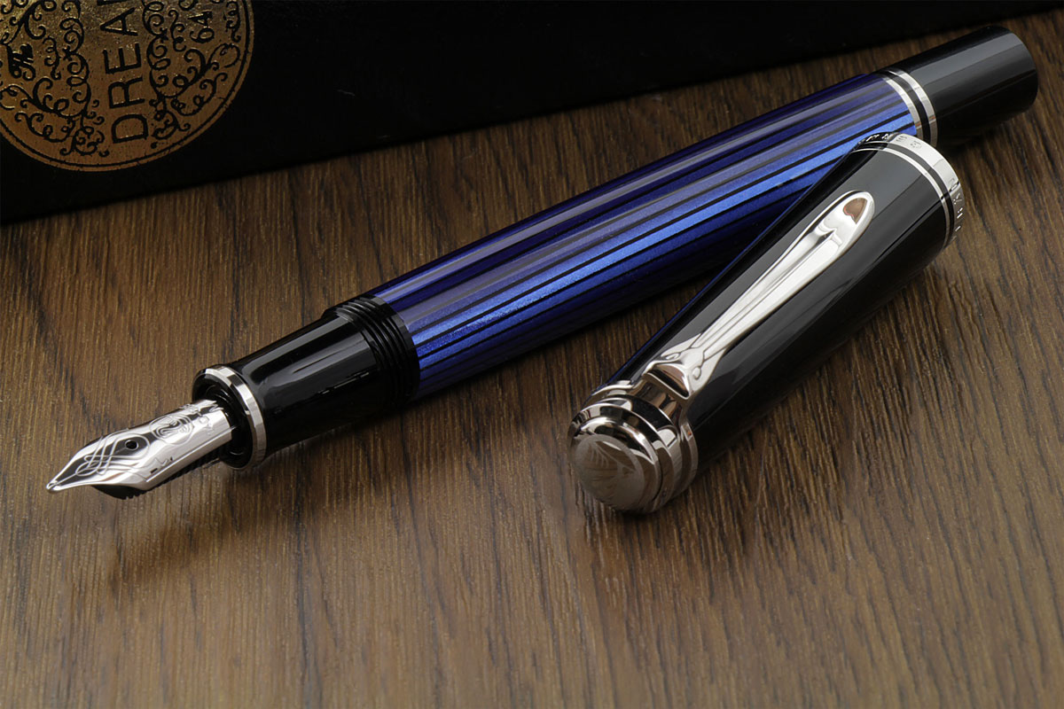 ペリカン（Pelikan） 万年筆スーベレーン M405 ブルー縞 万年筆