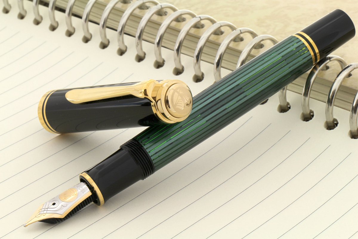 ペリカン（Pelikan） 万年筆スーベレーン M800 グリーン縞 万年筆