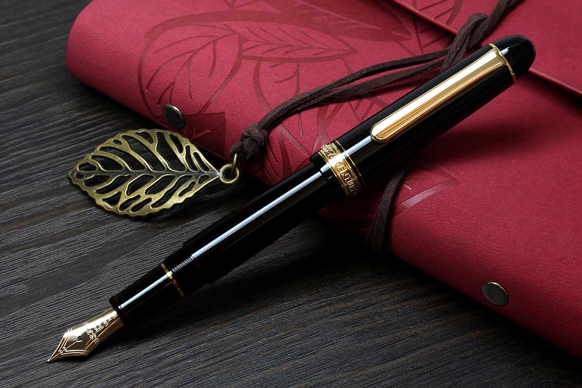 プラチナ萬年筆(PLATINUM) 万年筆#3776 センチュリー #1 ブラックイン