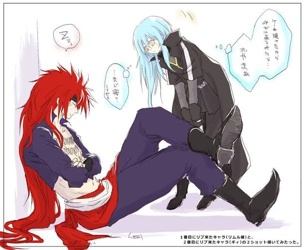 リムル色紙 ディアブロ ギイ ギィ ベニマル ヴェルドラ リムル色紙