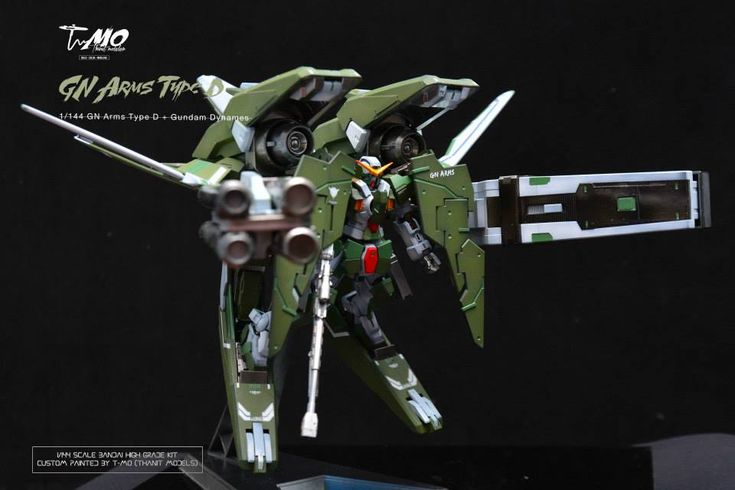 HG 1/144 GN Arms Type D + Gundam Dynames - Painted Build