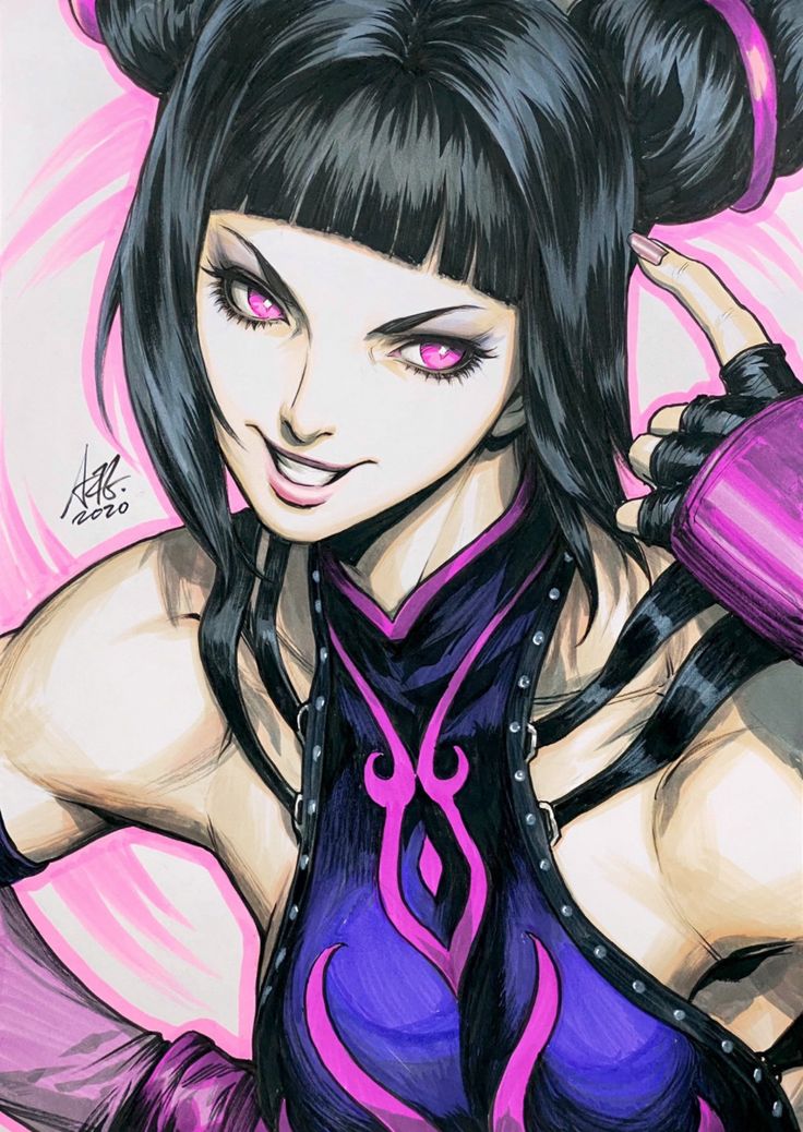 STANLEY LAU JURI Street Fighter 原画 Street Fighter: Juri by