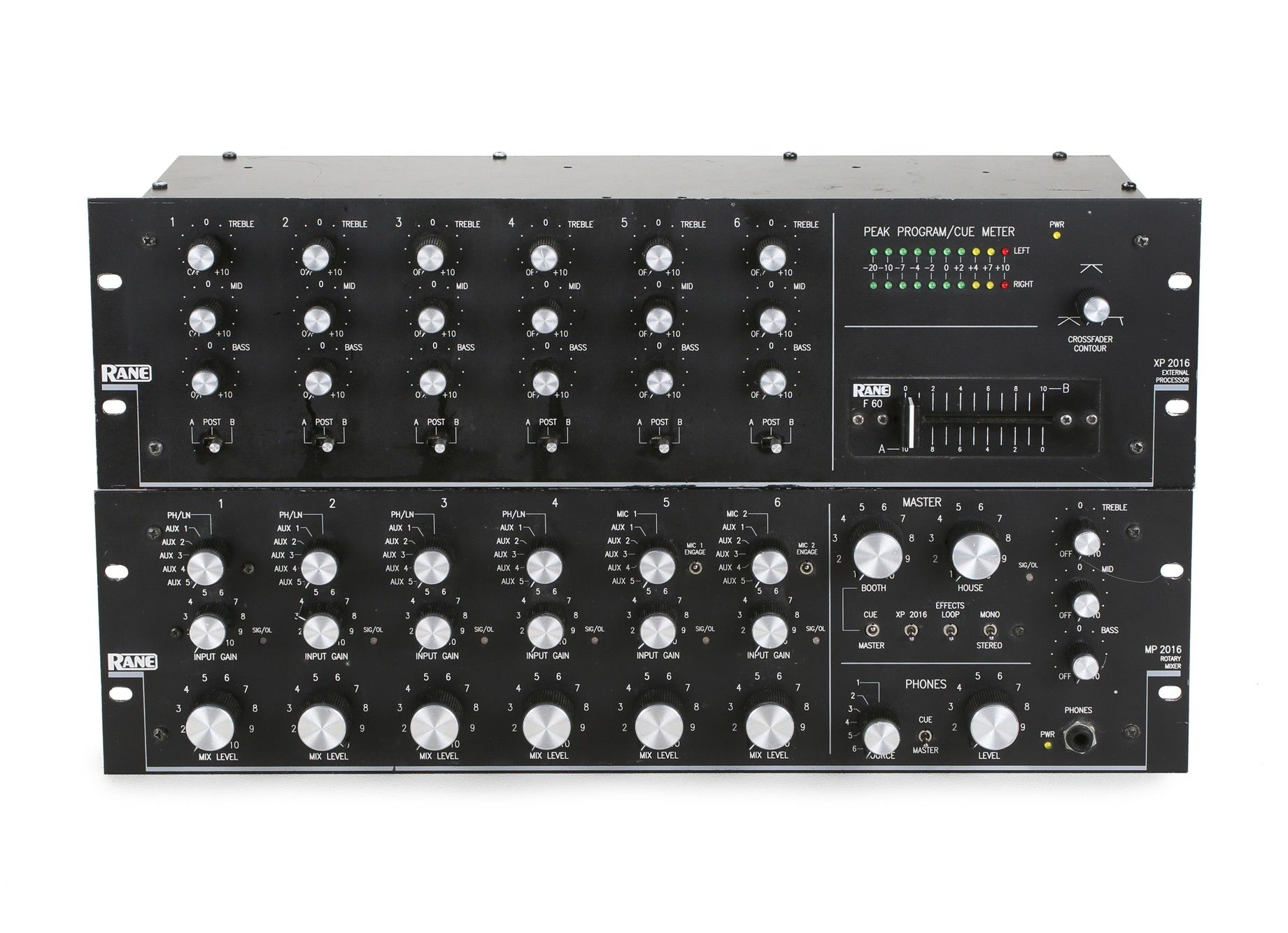 Rane MP2016S XP2016S ロータリーミキサー ラックケースセット Rane