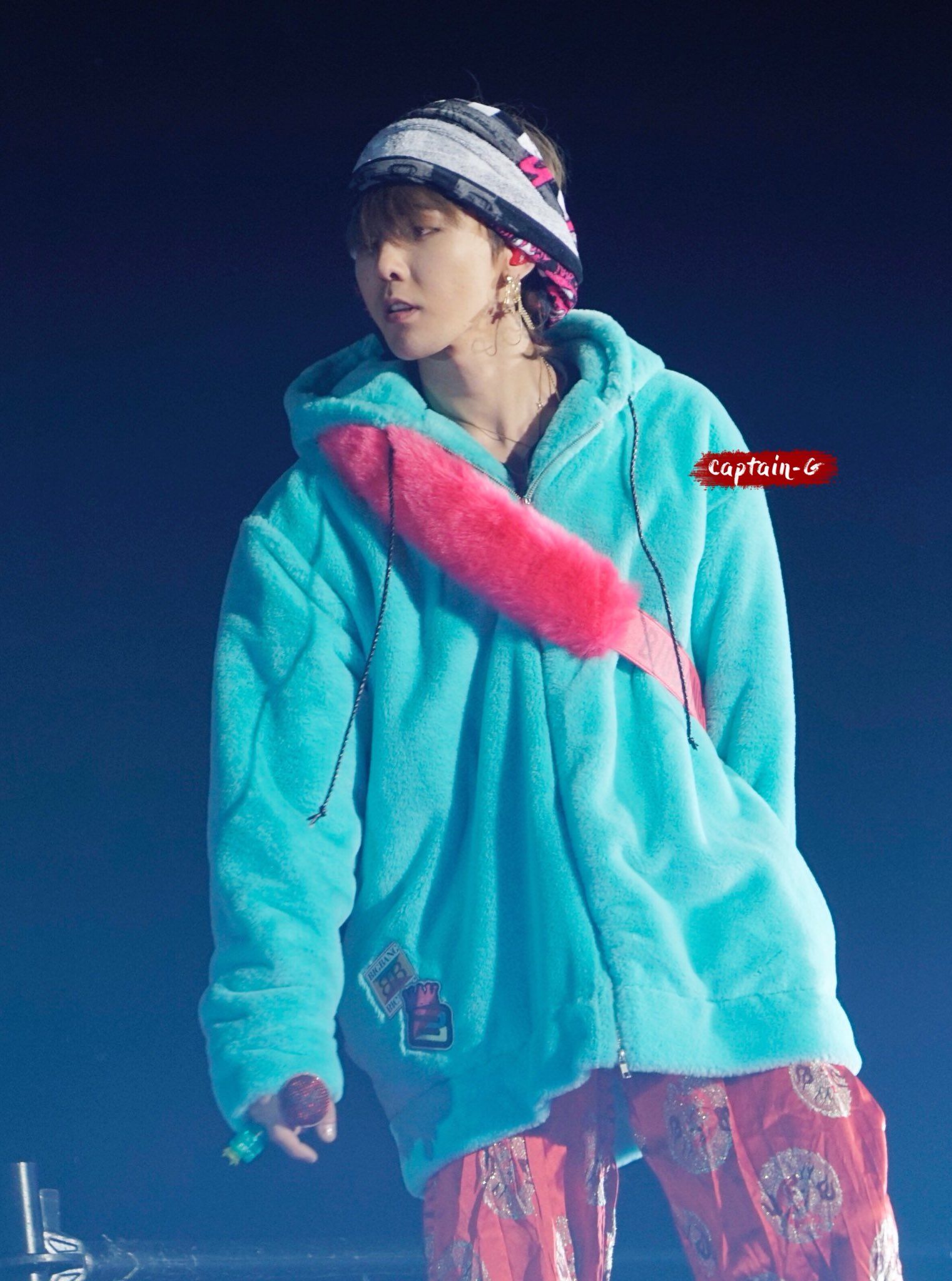 G-DRAGON ジヨン パーカー HOODIE TIE-BLUE ver G-DRAGON ジヨン
