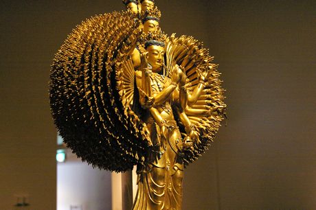 十一面千手千眼観世音菩薩黄銅病気平癒 災難除け延命長寿