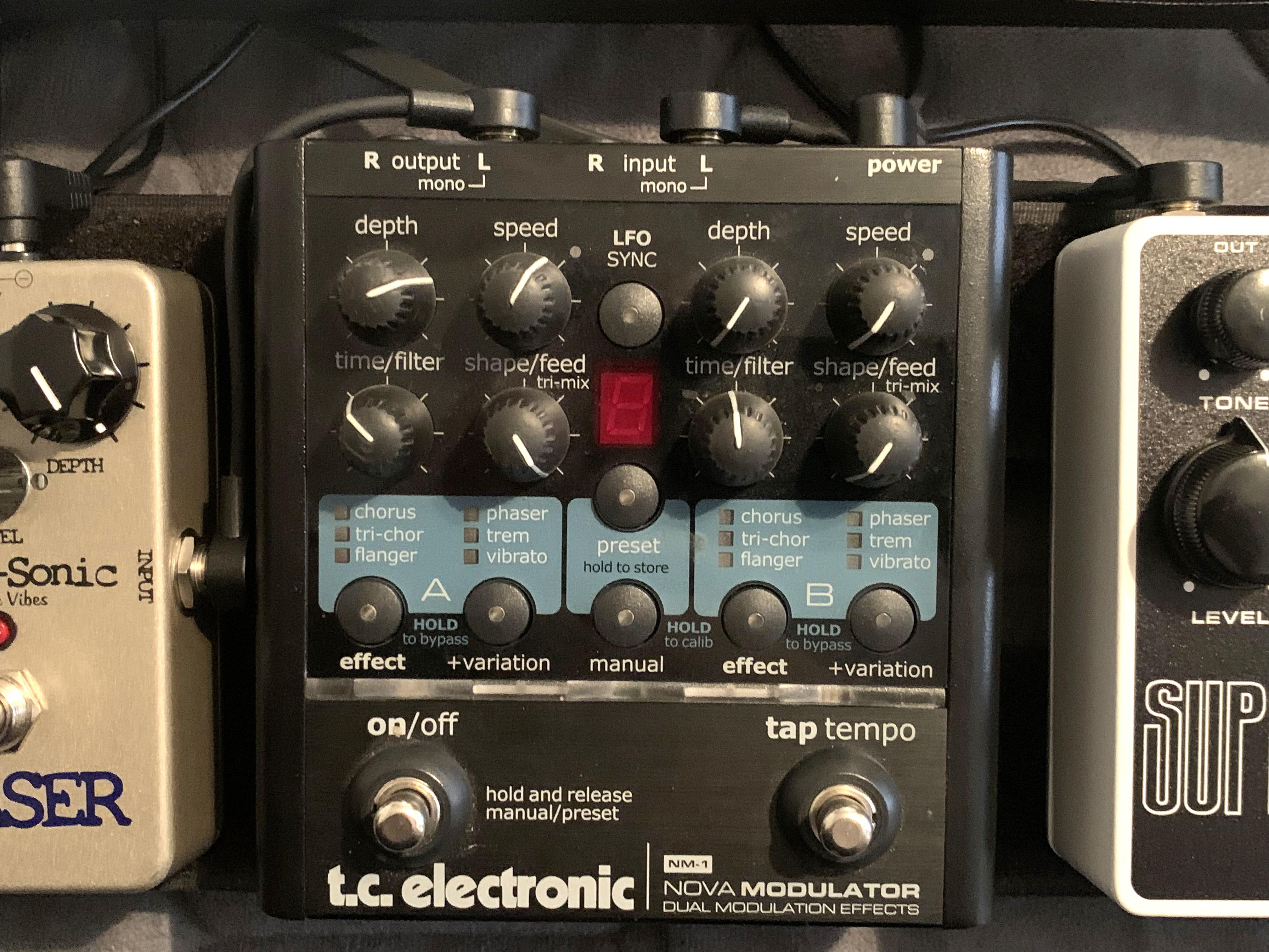 ギター t.c. electronic NOVA Modulator TC Electronic NM-1 Nova