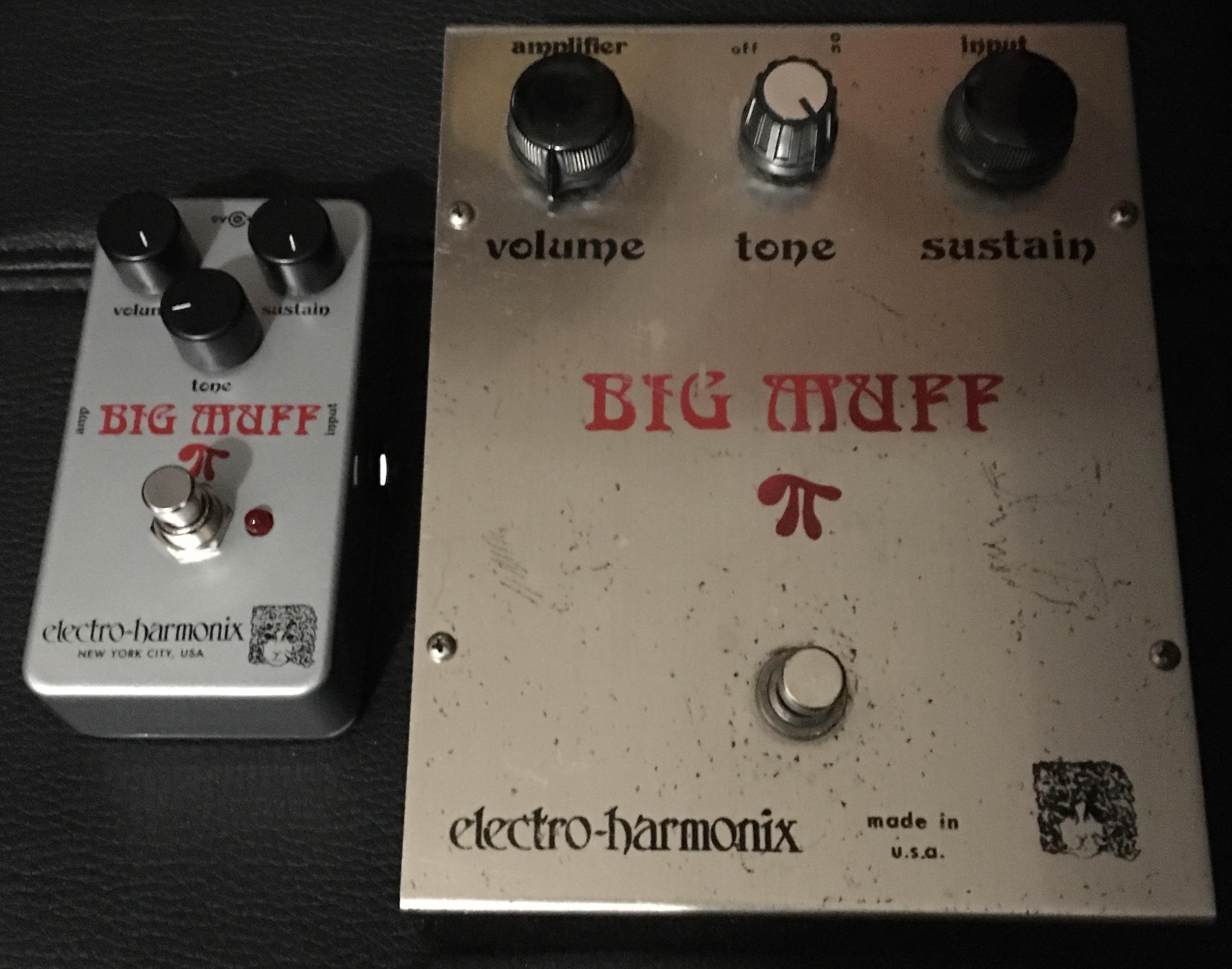 New vs old - EHX Big Muff Ram's Head : r/guitarpedals