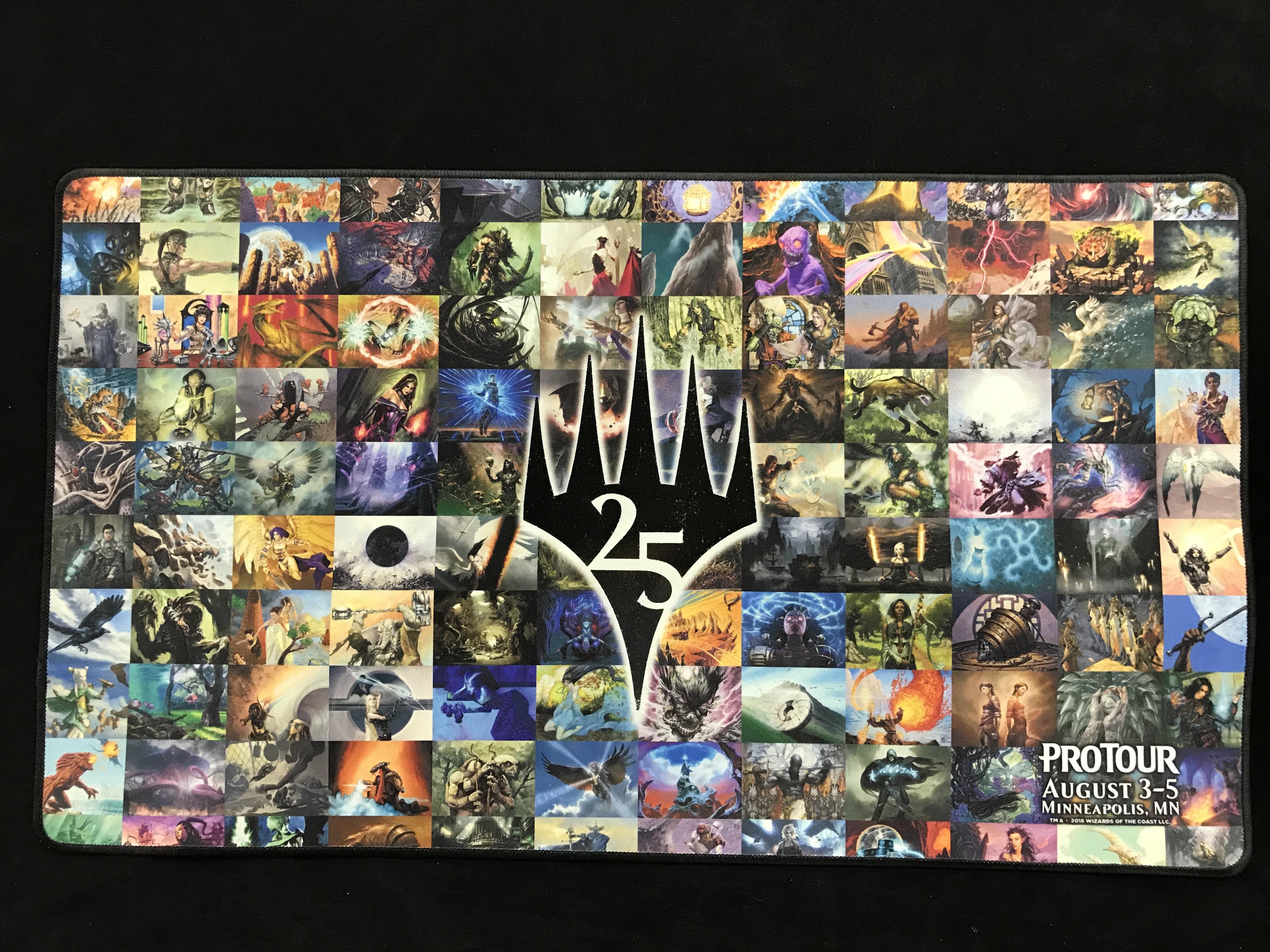 mtg プレイマット 25周年 25th GPミネアポリス mtg プレイマット 25