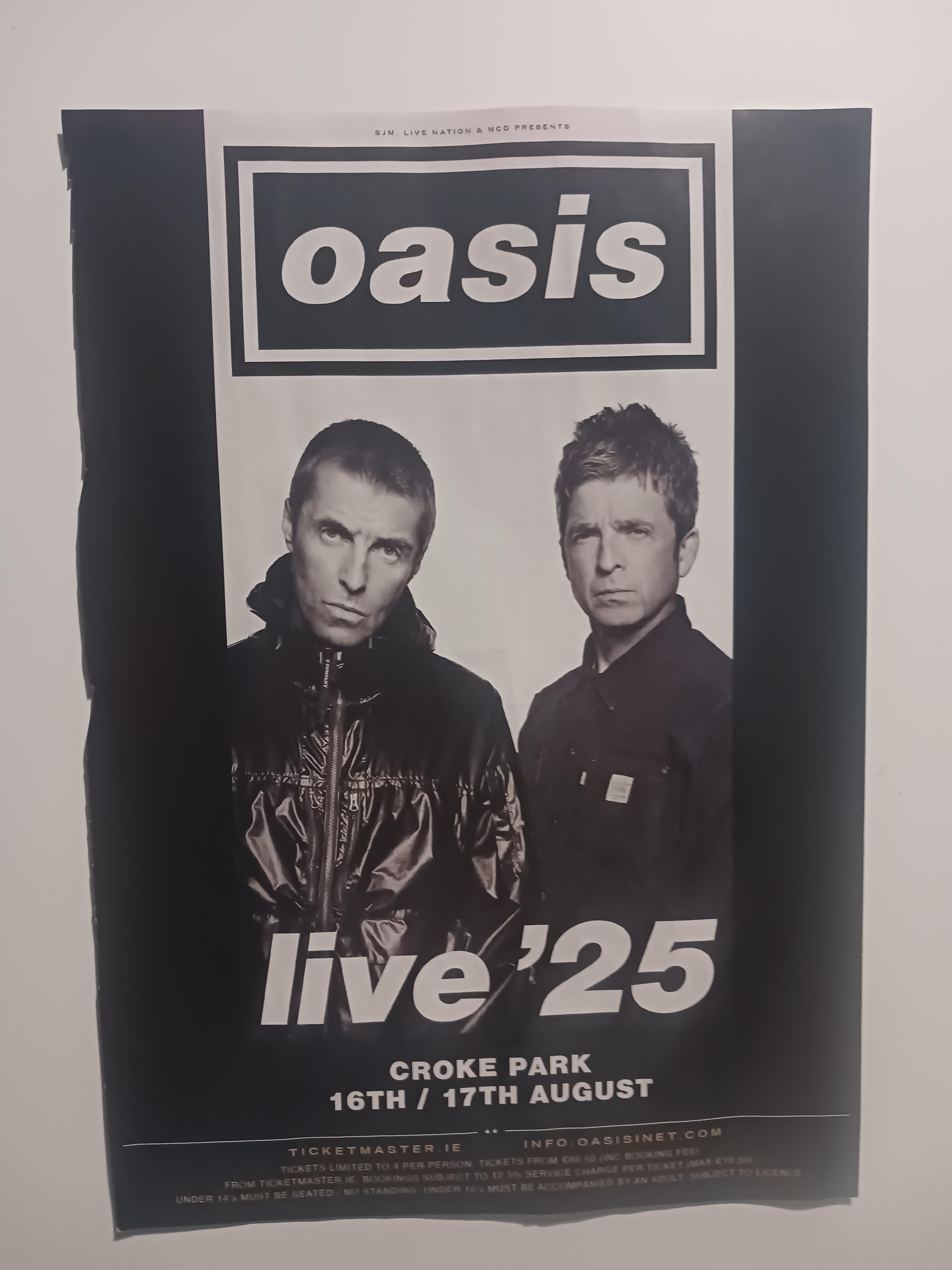 oasis live'25 ポスター ポスター Half Face | Oasis Live '25 JAPAN