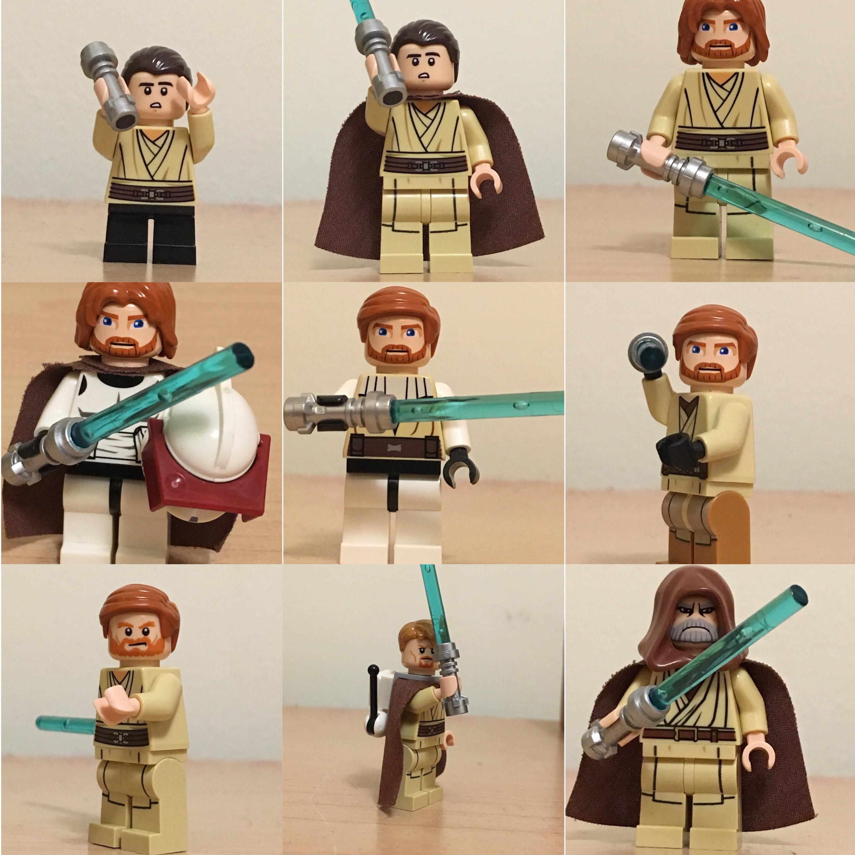 Evolution of Obi-Wan Kenobi through LEGO : r/lego