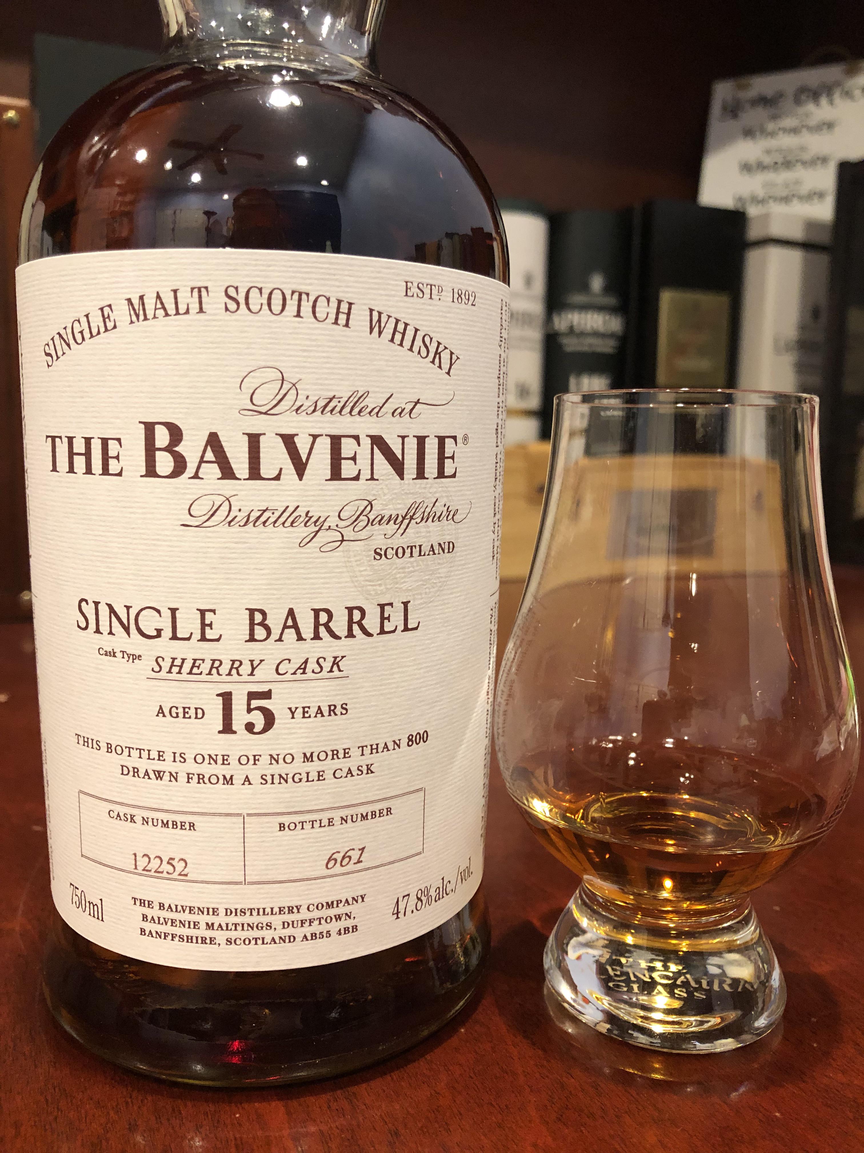 Balvenie 15 Single Barrel Sherry Cask : r/Scotch