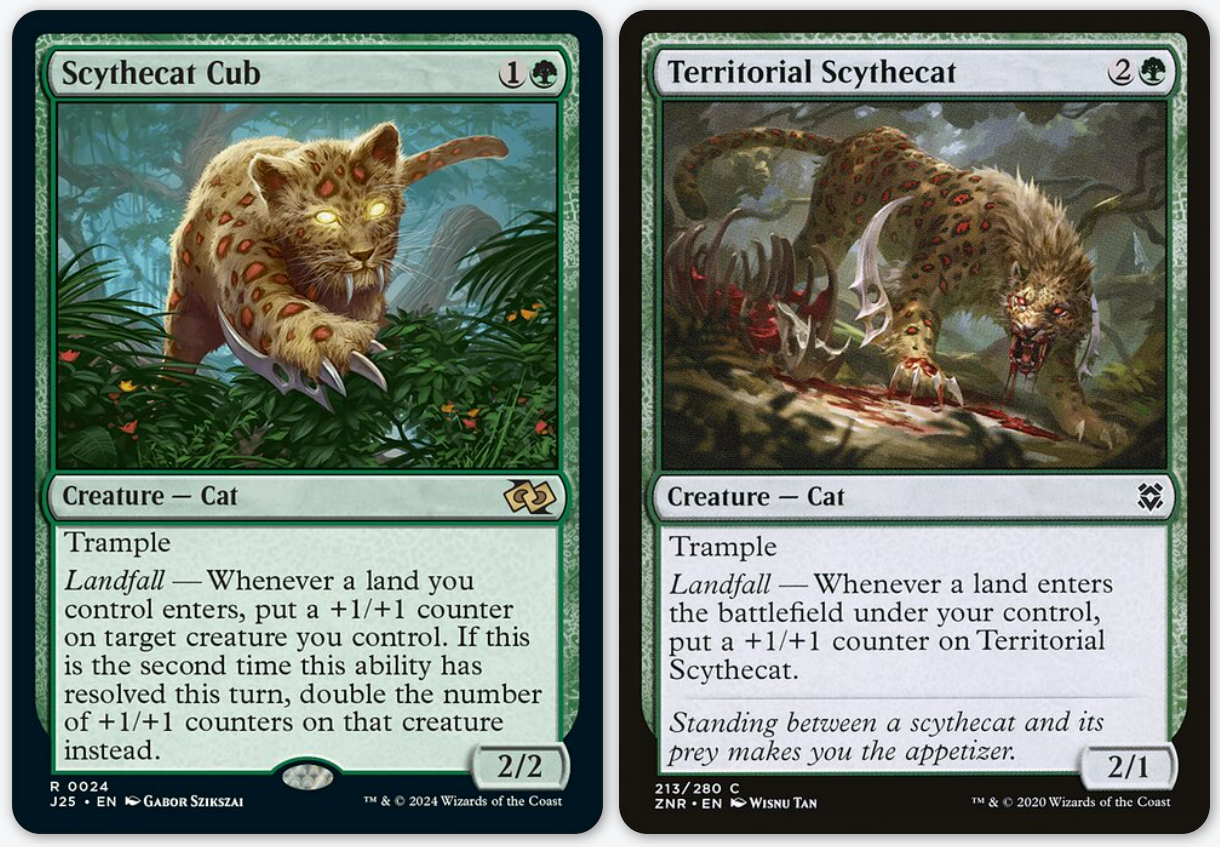 大鎌猫の仔 MTG 大鎌猫の仔 日本語 大鎌猫の仔/Scythecat MTG 英語版