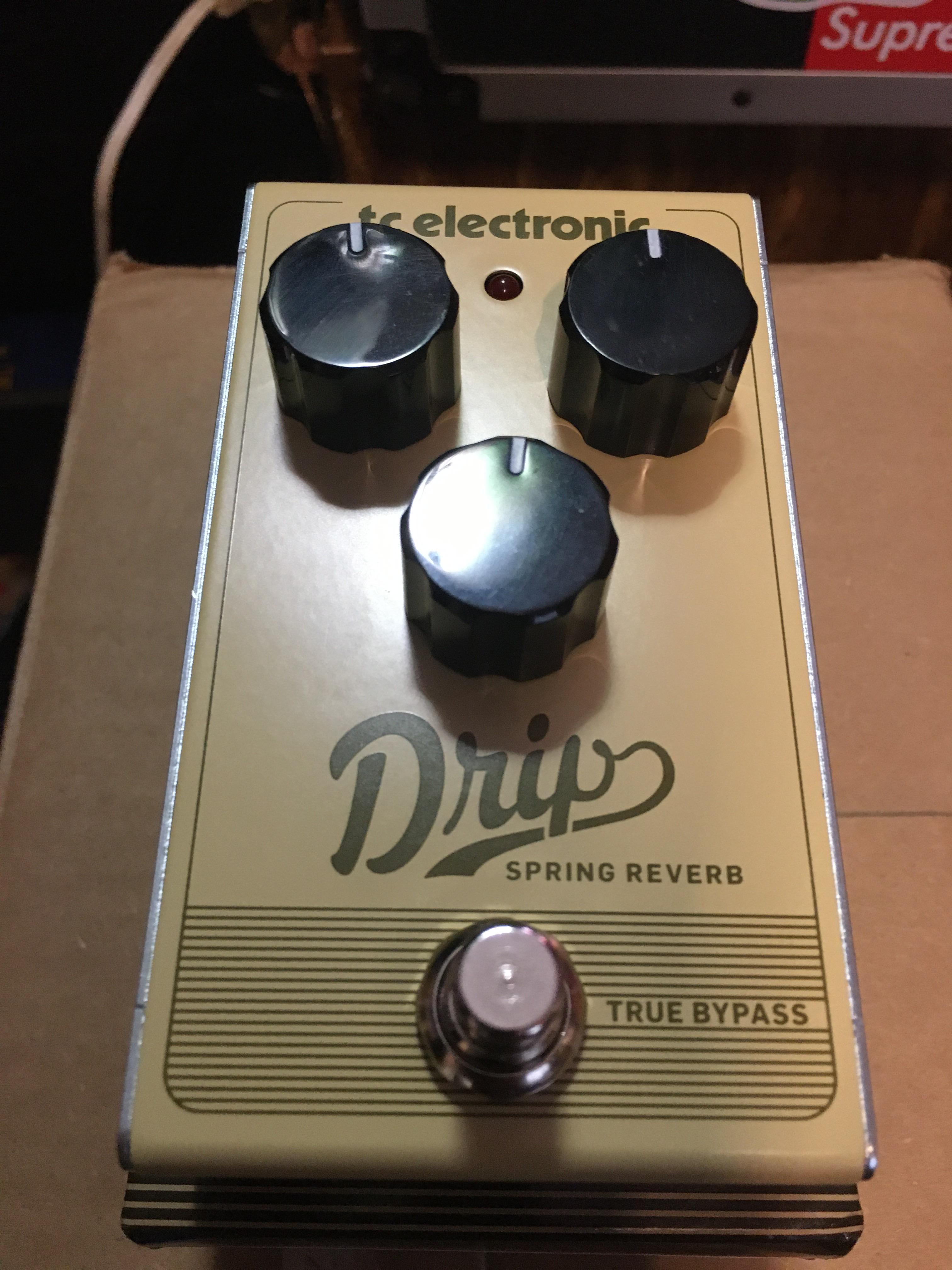 NPD: tc electronic Drip Spring Reverb。超手頃で楽しいってとこが