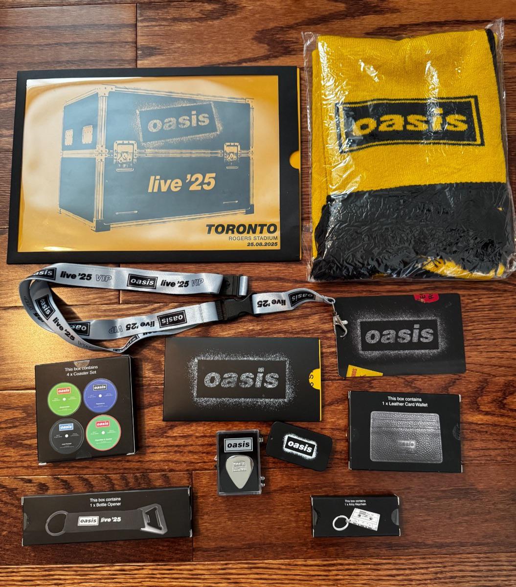 Oasis VIP Merchandise : r/OasisLive25Toronto