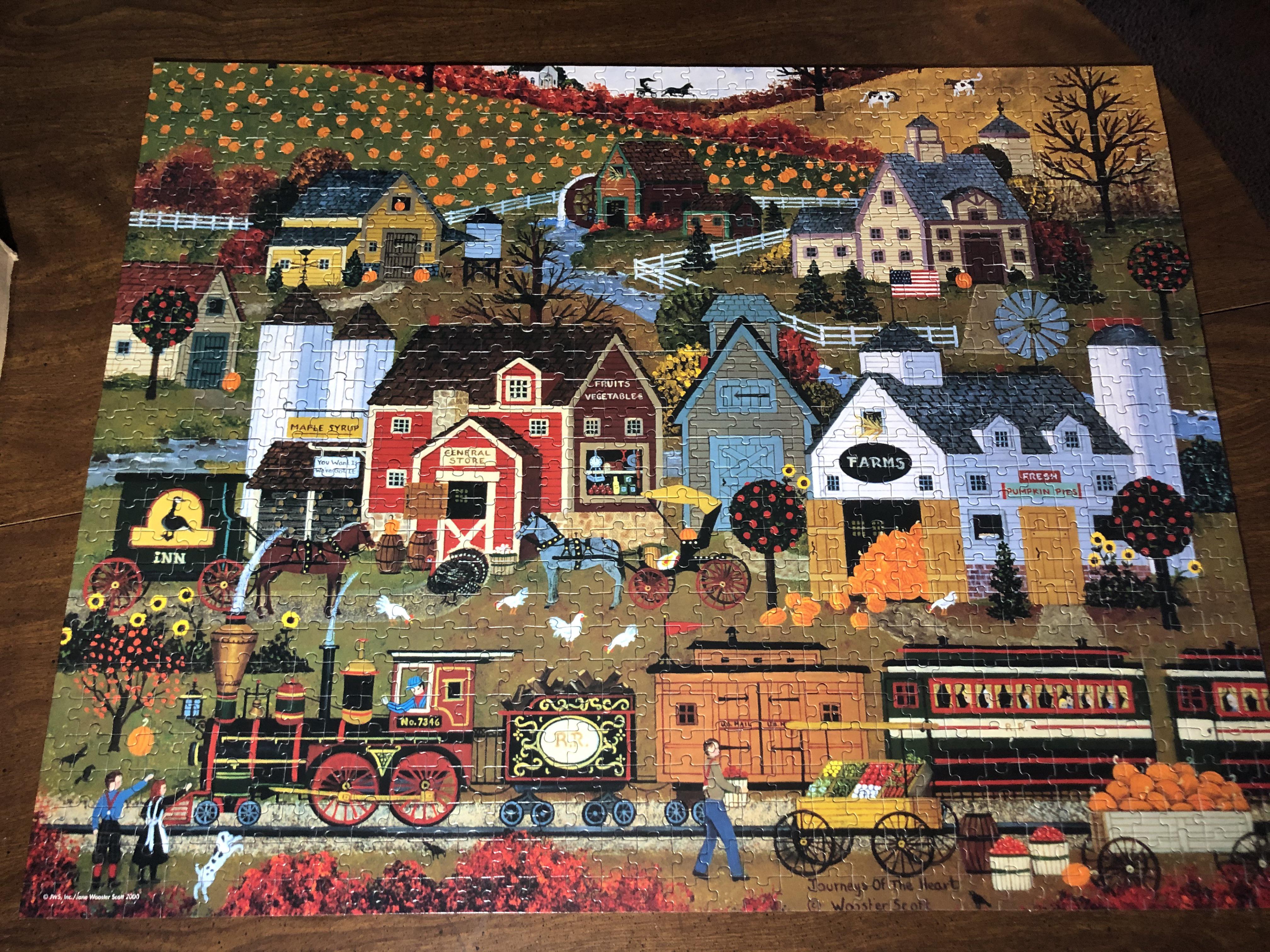 リサイクルショップで20年前のジェーン・ウースター・スコットのパズル