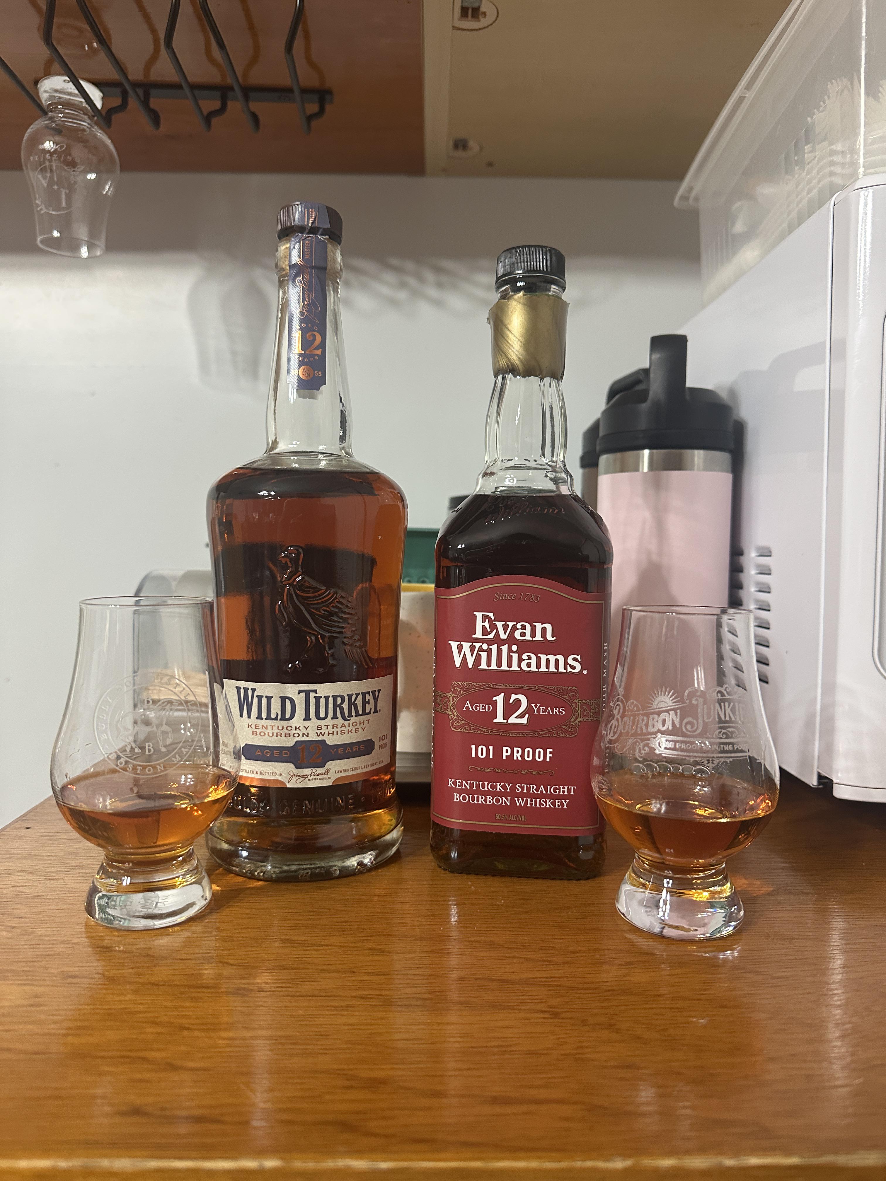 素人、ストレートに）レビュー #12 と 13：ワイルドターキー12年と