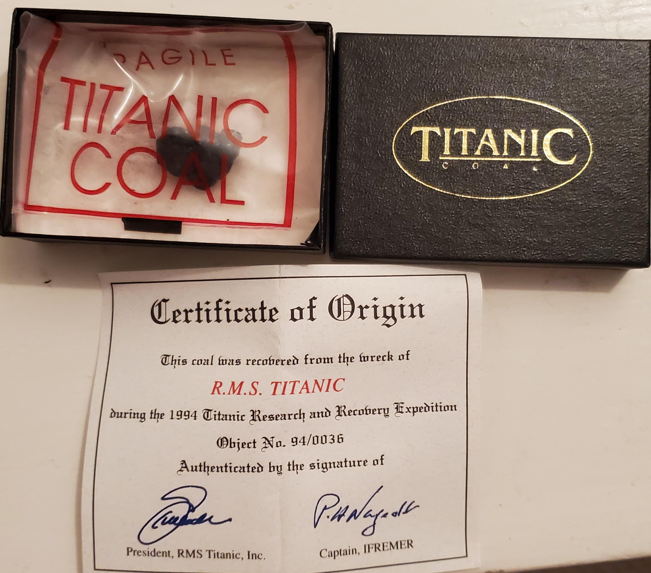 タイタニック石炭オブジェクト番号 : r/titanic