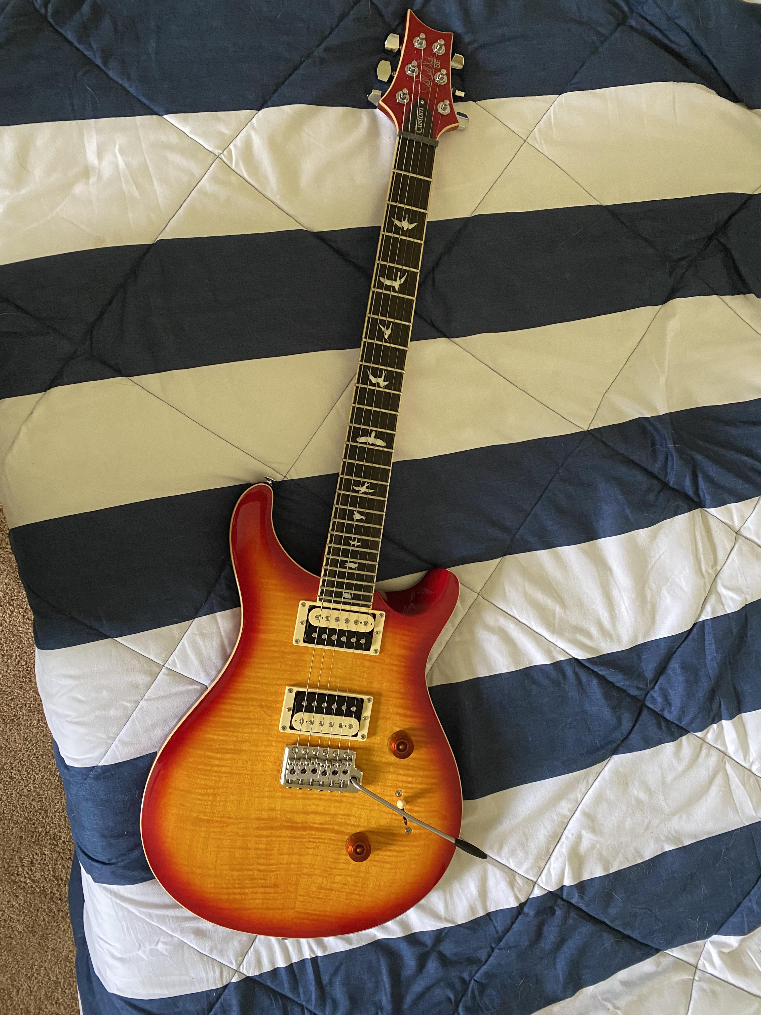 NGD] PRS SE Custom 24 - 限定版チェリーサンバースト - 初PRS！ : r