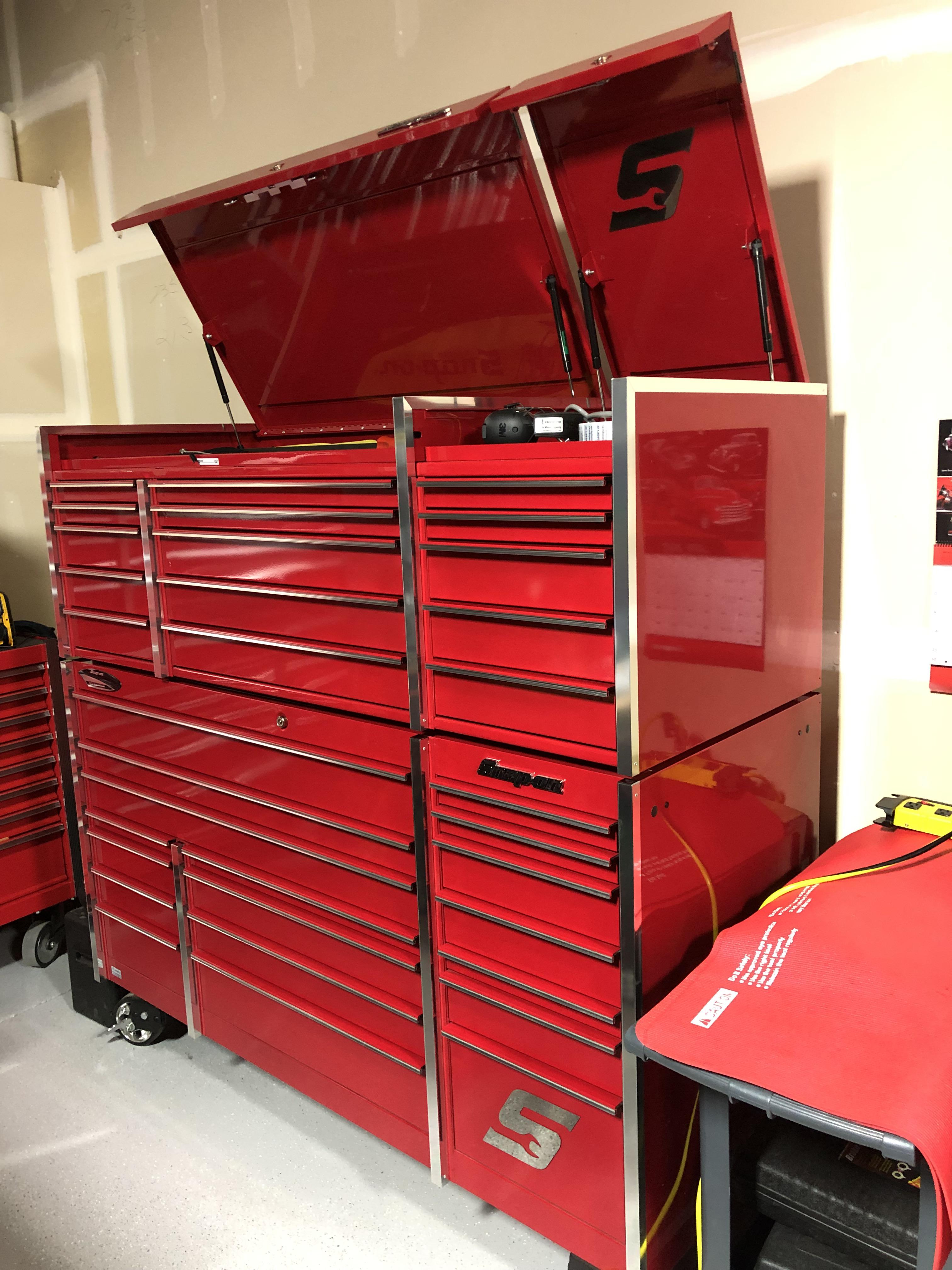 新しいSnap-On KRL1203BPJHトップボックス、キャンディアップルレッド