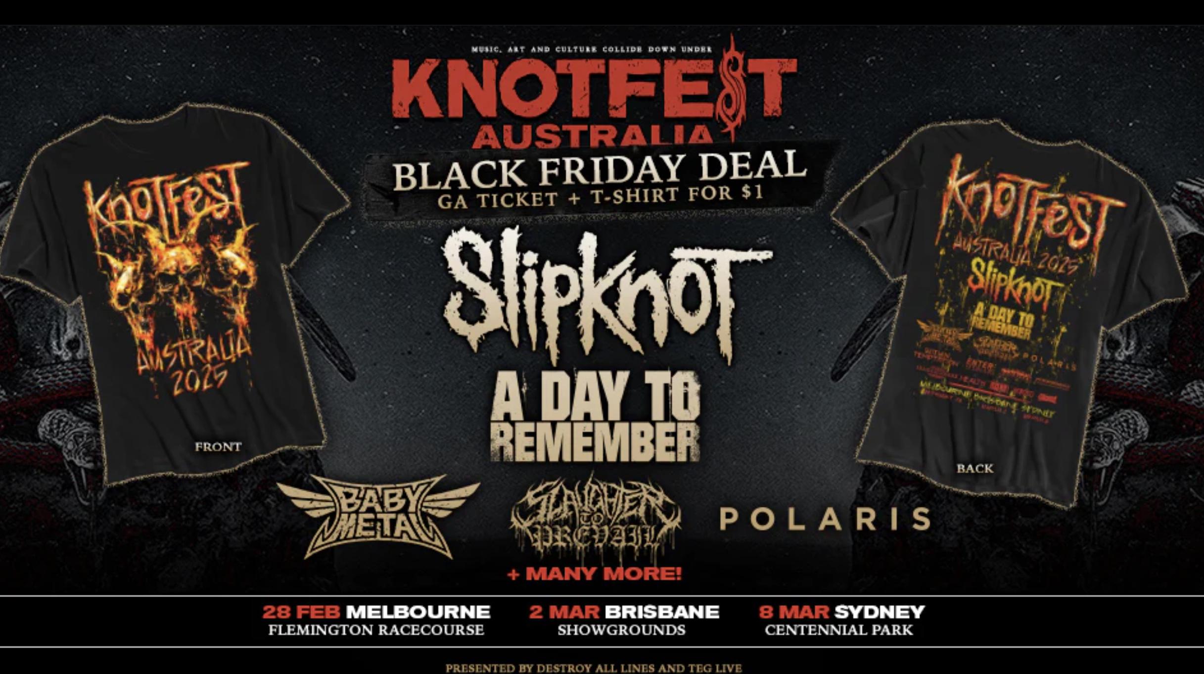 Knotfest in Australia 2025 パーカー slipknot Knotfest in Australia