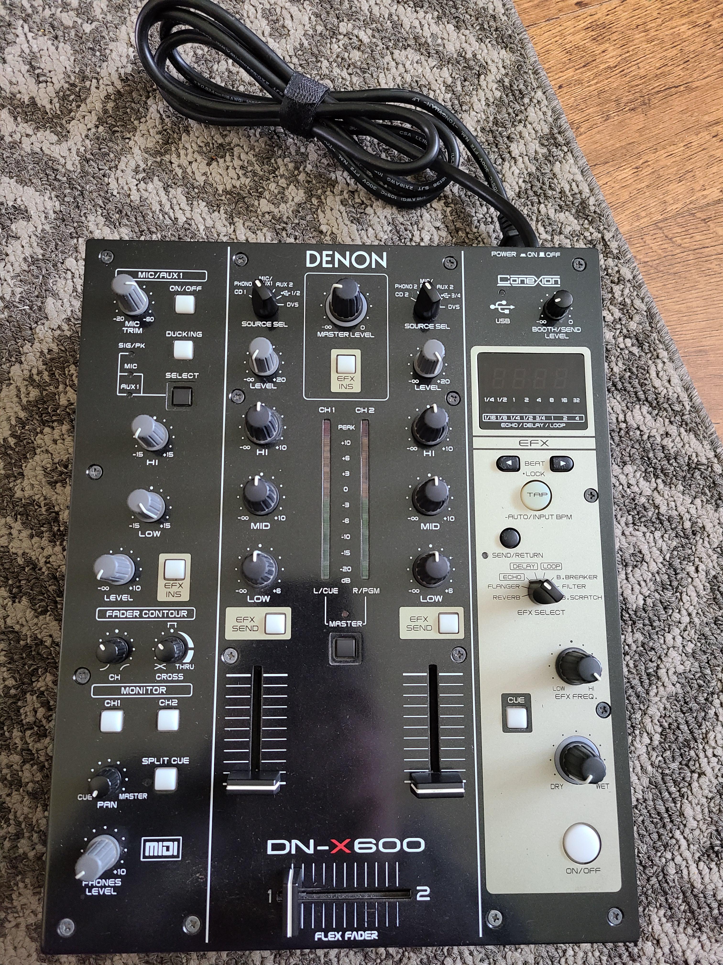 My First Reddit Post= My first DJ mixer! DENON DN-X600.. All