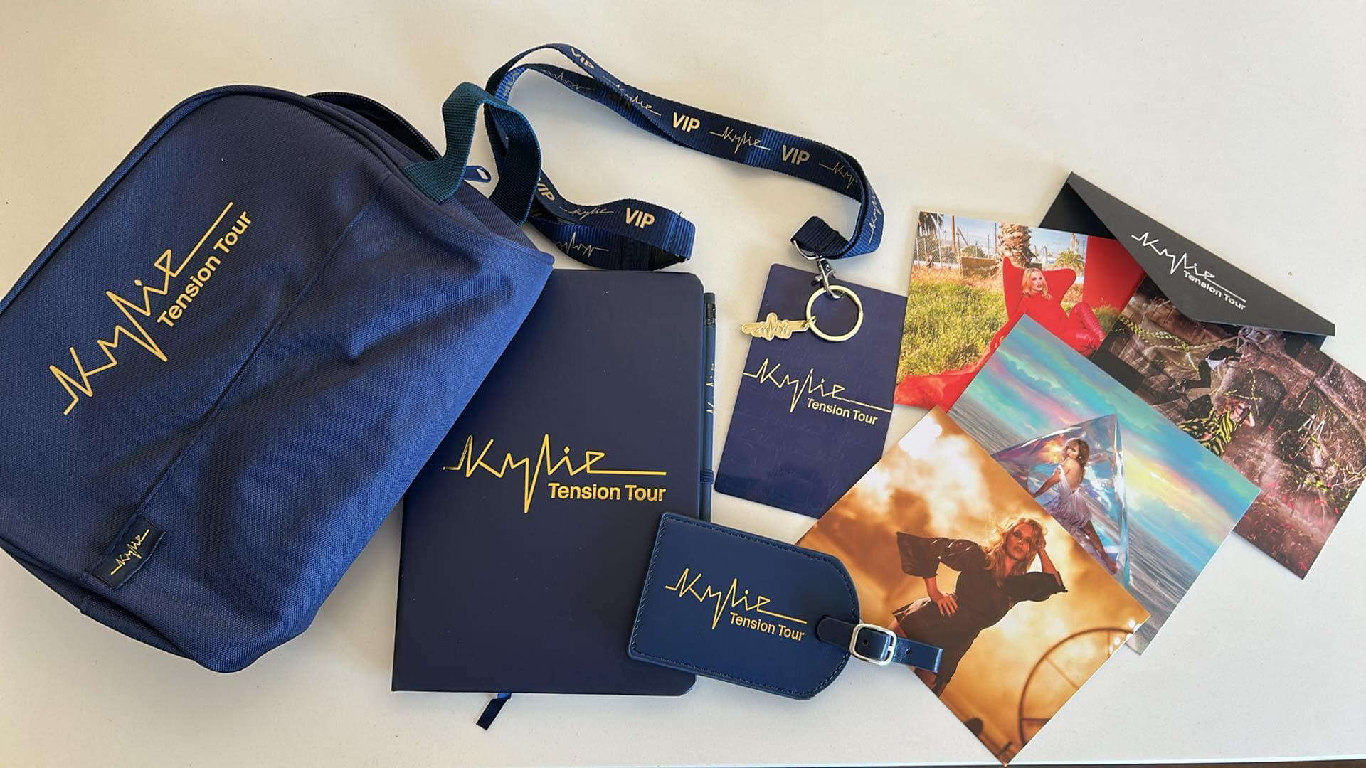 Kylie Minogue Tension Tour 2025 VIP グッズ VIP ticket swag : r