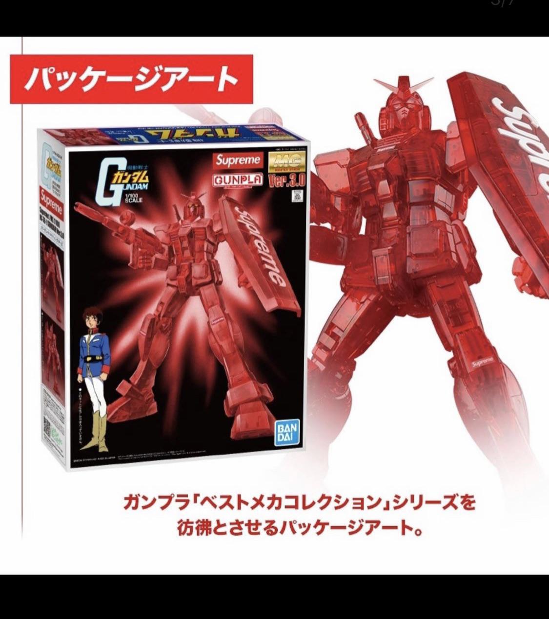 シュプリームGUNDAM Ver.3.0 1/100 スケール Supreme MG 1/100 RX-78