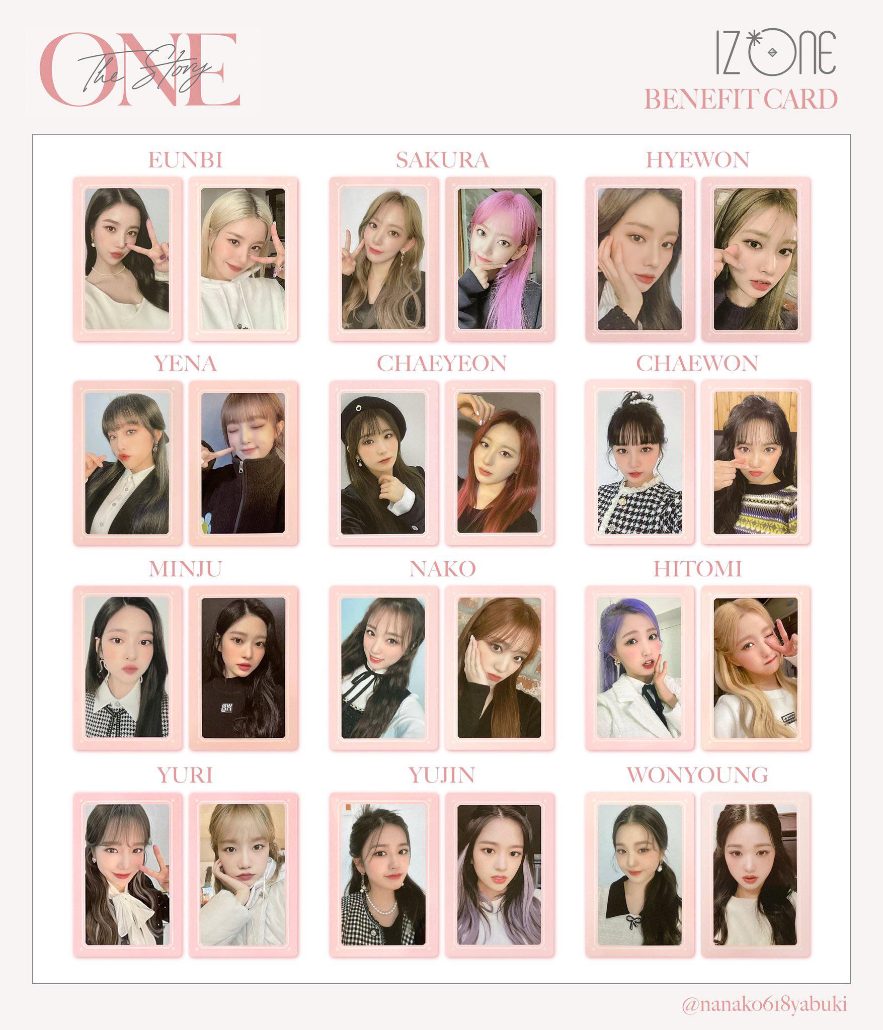 IZ*ONE アルバム トレカ まとめ売り IZ*ONE アルバムまとめ売り IZ*ONE(